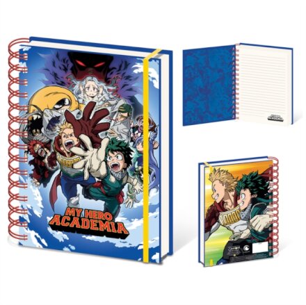 MY HERO ACADEMIA (REACH FOR IT) A5 WIRO NOTEBOOK