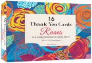 16 Thank You Cards, Roses