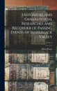 Historical and Genealogical Researches and Recorder of Passing Events of Marrimack Valley; 1, no. 1