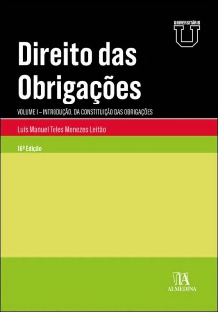 Direito Das Obrigações Vol. I