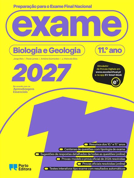 Preparação para o Exame Final Nacional 2027 - Biologia e Geologia - 11.º Ano