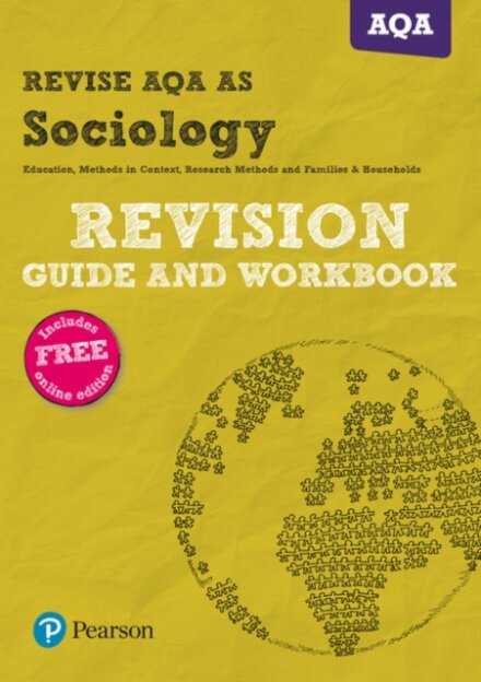 Pearson REVISE AQA AS Level Sociology Revision Guide & Workbook inc online edition - for 2026, 2027 exams
