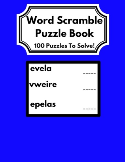 Word Scramble Puzzle Book