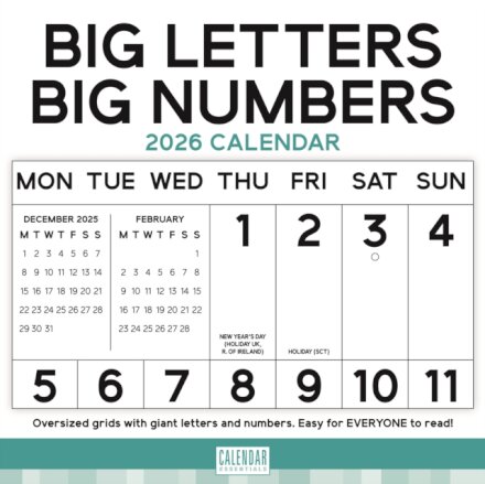 Essential Big Letters Big Numbers Square