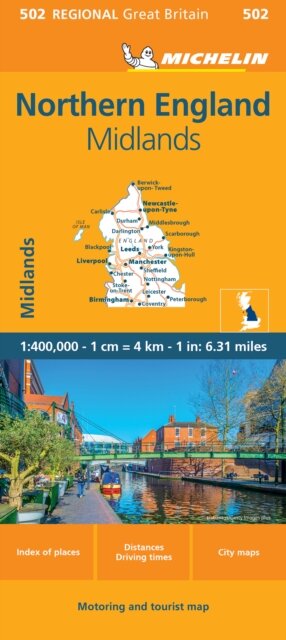 Northern England - Michelin Regional Map 502
