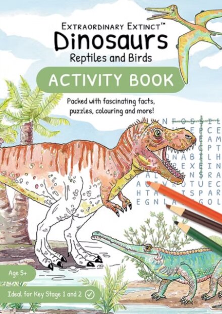 Dinosaurs Reptiles and Birds: Activity Book