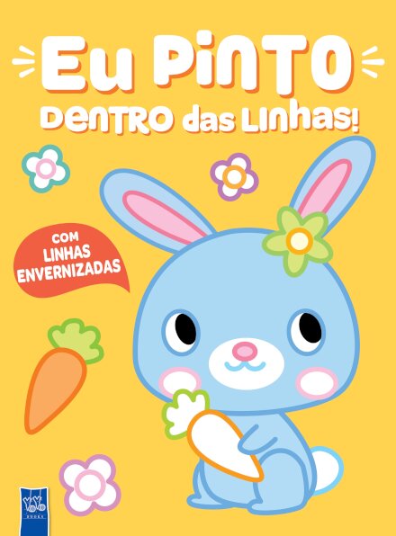 Eu Pinto Dentro Das Linhas - Coelha - Amarelo