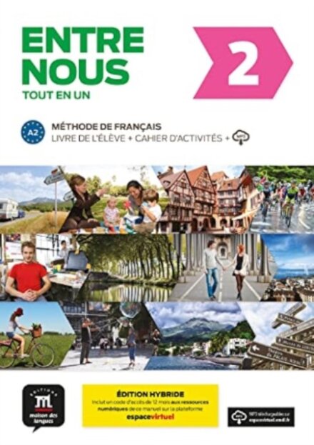 Entre nous 2 - Livre de l'eleve + cahier d'activites + audio download