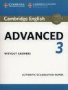 Cambridge English Advanced 3 Student's Book without Answers