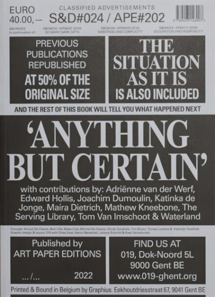 Anything But Certain