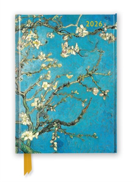 Vincent van Gogh: Almond Blossom 2026 Luxury Diary Planner - Page to View with Notes