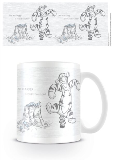 Winnie the Pooh (Bounce) 11oz/315ml White Mug