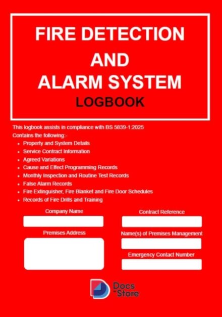 Fire Detection and Alarm System Logbook