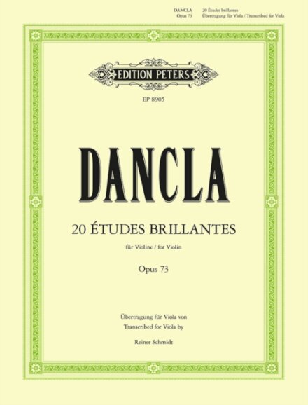 20 Etudes brillantes (Viola), Op. 73