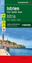 Istria Road and Leisure Map