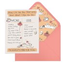 6-Pack Em & Friends Julia Rothman Empathy More/Less Greeting Cards