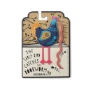 Early Bird Catches the Bookworm Bookmark - Chicken