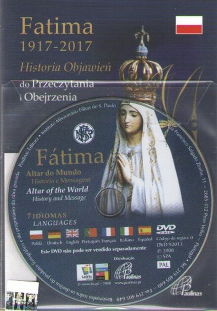Fátima 1917-2017 - Historia Objawien (Livro + DVD)