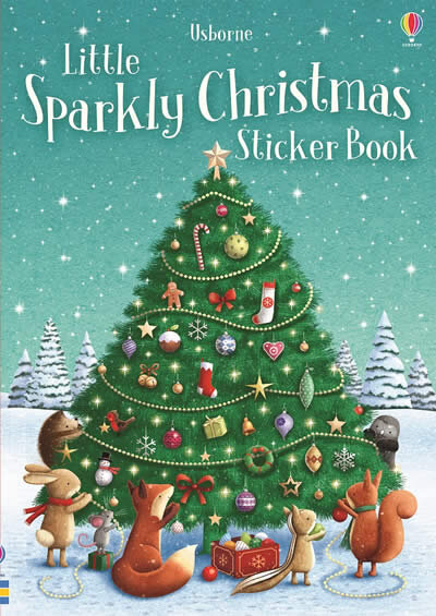 Little Sparkly Christmas Sticker Book