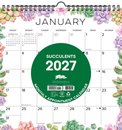 Succulents 20267 12" x 12" Spiral Wall Calendar