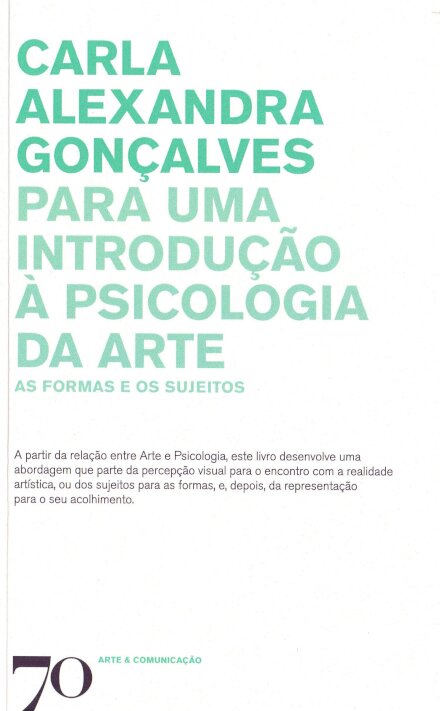 Para uma introdução à Psicologia da Arte - As formas e os sujeitos