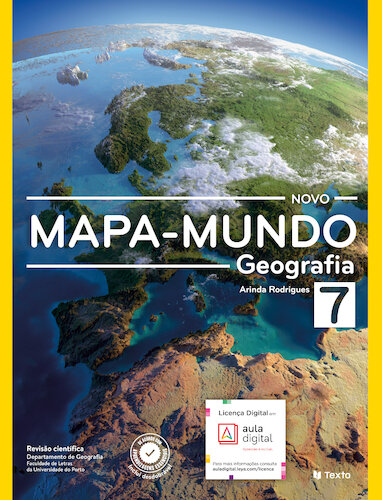 Mapa-mundo 7 - Manual do Aluno 2026