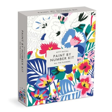 Kitty McCall All the Flowers Paint By Number Kit