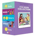Raina Telgemeier Five Book Collection: Smile, Drama, Sisters, Ghosts, Guts