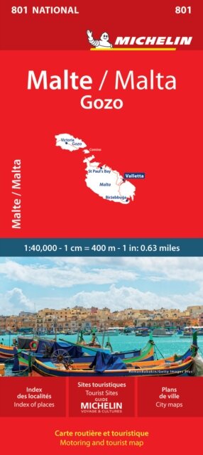 Malta - Michelin National Map 801