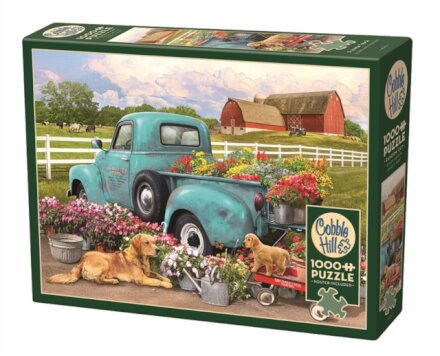 Flower Truck 1000 Piece Puzzle