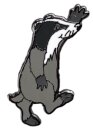 Badger Character Pin Badge