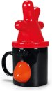 Mug Shaped w/Lid Boxed (340ml) - Wallace & Gromit (Feathers)