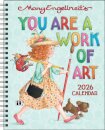 Mary Engelbreit's You Are a Work of Art 2026 Monthly/Weekly Planner Calendar