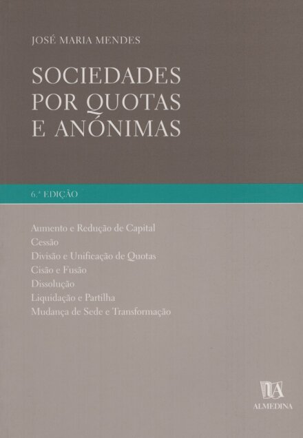 Sociedades Por Quotas E Anonimas