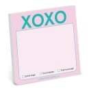 Knock Knock XOXO Sticky Note (Pastel Version)