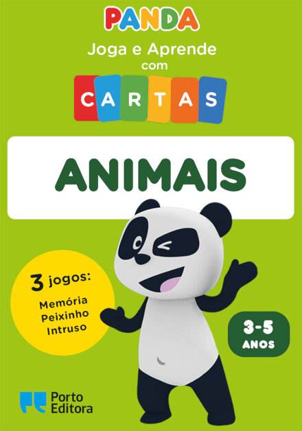 Canal Panda - Joga e Aprende com cartas - Animais - 3-5 anos