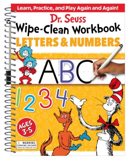 Dr. Seuss Wipe-Clean Workbook: Letters and Numbers