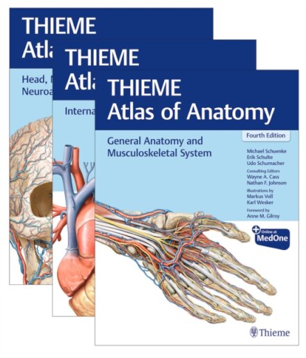 THIEME Atlas of Anatomy, Three Volume Set, Fourth Edition