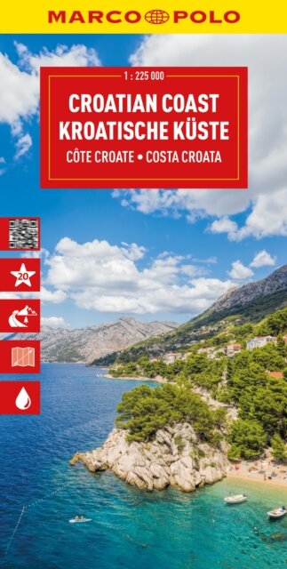 Croatia Coast Marco Polo Map