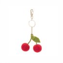 Cherry Felt Keyring