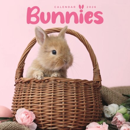 Bunnies Square Mini Calendar 2026