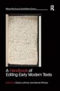 A Handbook of Editing Early Modern Texts