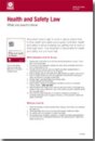 Health and safety law: what you should know foldable pocket cards (pack of 25)