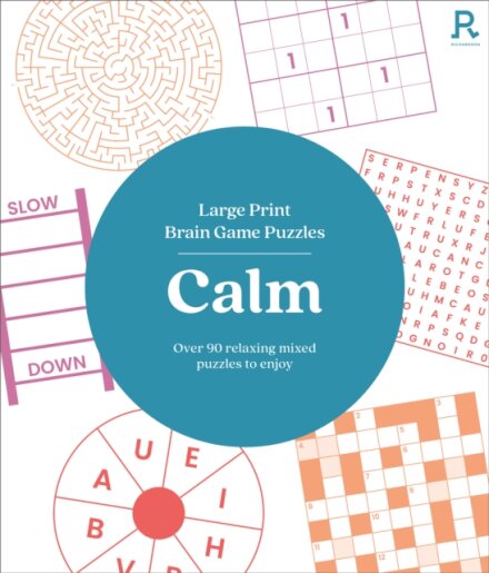 Large Print Brain Game Puzzles - Calm