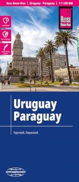 Uruguay & Paraguay Map