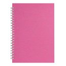 A4 Posh Pig White Paper 35lvs Bright Pink Silk