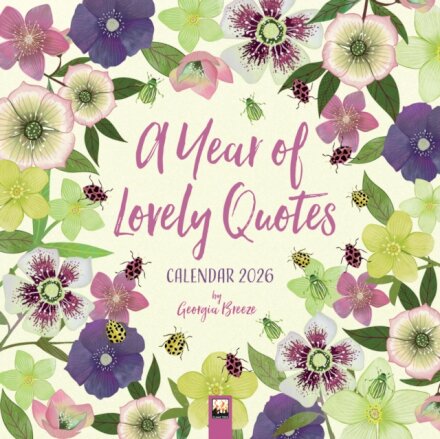 A Year of Lovely Quotes Wall Calendar 2026 (Art Calendar)
