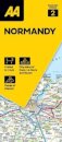 AA Road Map Normandy