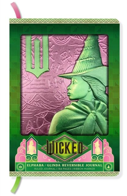 Wicked: Elphaba / Glinda Reversible Sculpted Journal