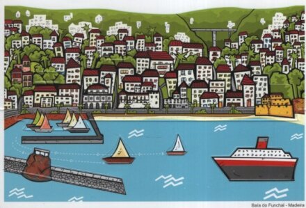 Postal Pop-Up Baía do Funchal - Madeira